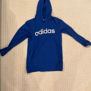 Adidas hooded long sleeve shirt